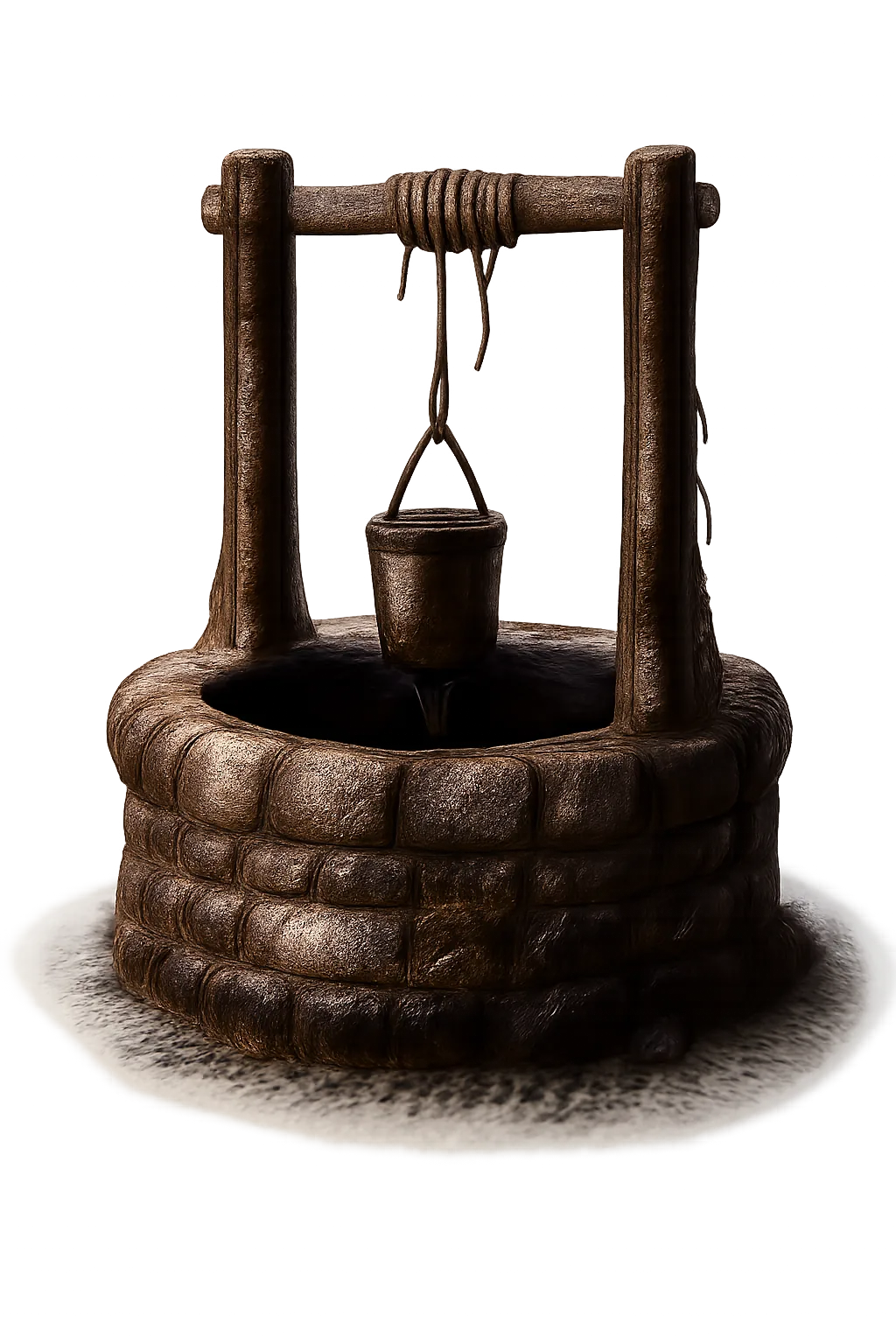 An old stone well